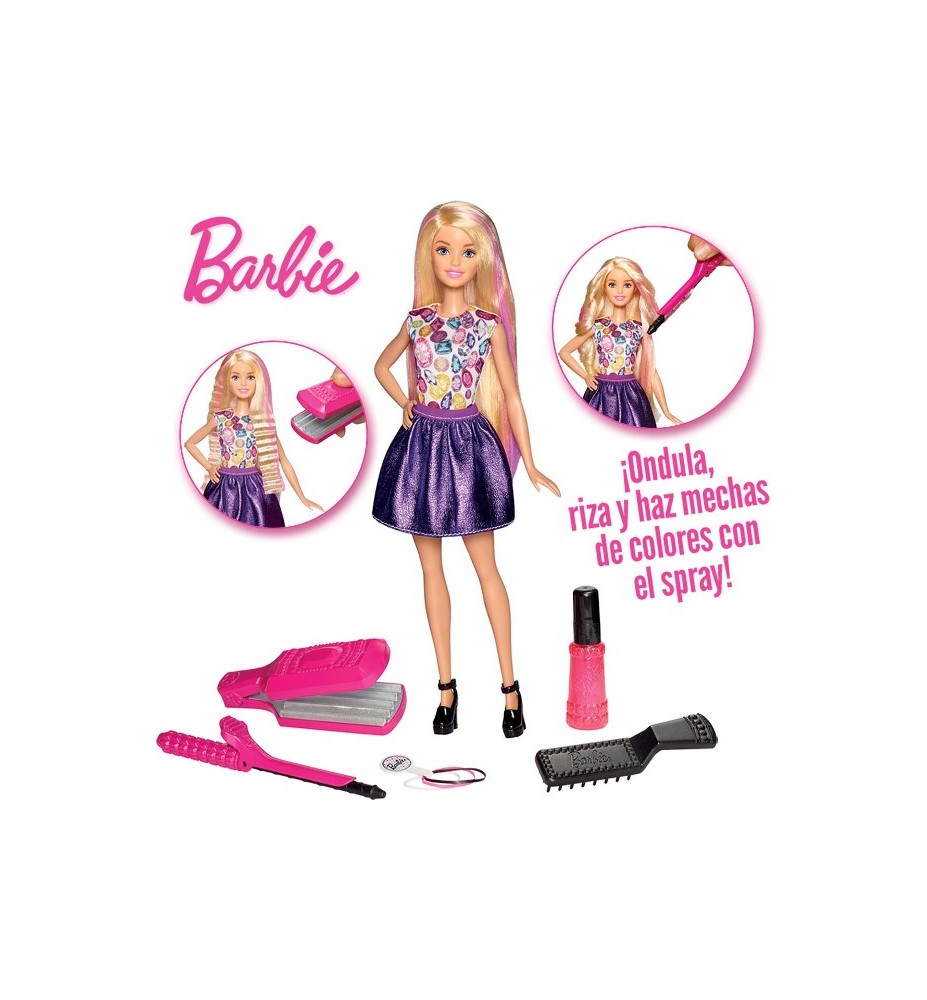 barbie ondas y rizos