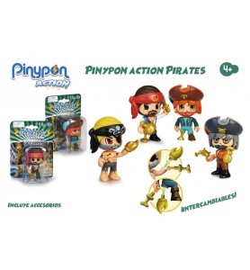 Pinypon Action. Figura Pirata.