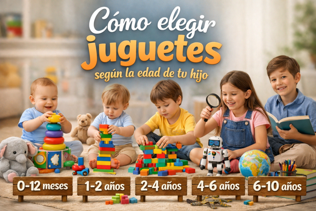 Cómo elegir juguetes según la edad de tu hijo