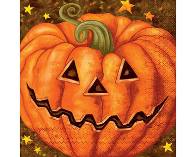 B/SOL. SERVILLETAS HALLOWEEN 16.5X16.5