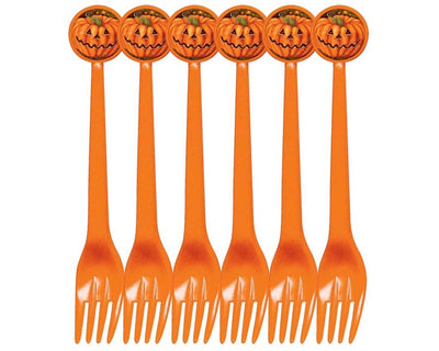 B/SOL. TENEDOR HALLOWEEN PLASTICO  6