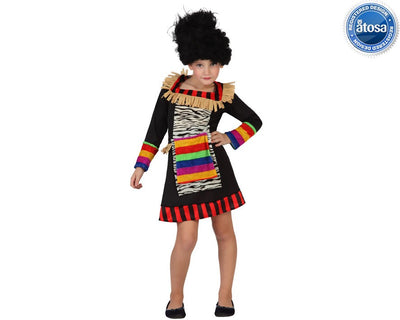 DISFRAZ ZULU NIÑA T-3 (7-9 AÑOS)