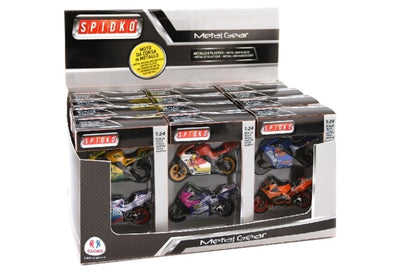 RACING MOTORBIKES 2PCS 1:24