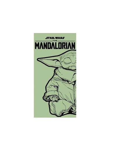 TOALLA PLAYA ALGODON 320G MANDALORIAN. MEDIDAS 70 X 140 CM