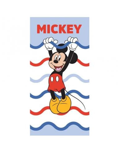 TOALLA PLAYA ALGODON 320G MICKEY . MEDIDAS 70 X 140 CM