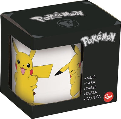 POKEMON PIKACHU STOR TAZA CERAMICA 325 ML EN CAJA REGALO