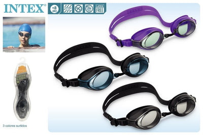 Lente Natacion silicona Anti-Vaho 3 colores sdos (+8 años) - Modelos surtidos