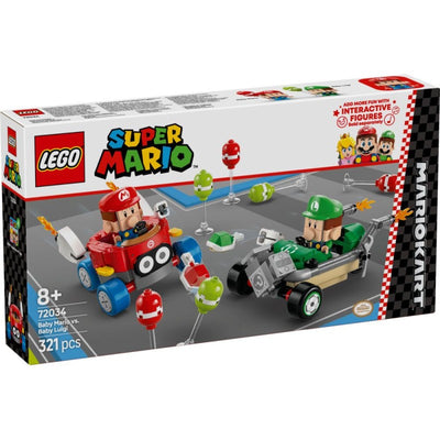 Juego de construccion Mario Kart Bebé Mario Vs. Bebé Luigi Lego Super Mario