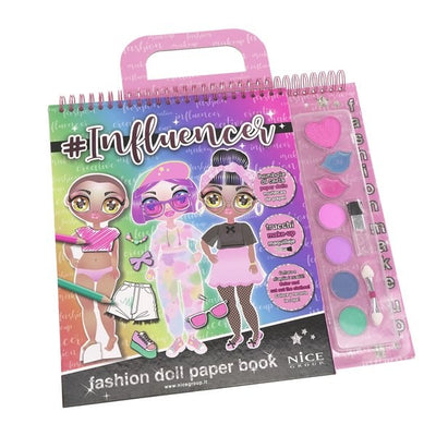 INFLUENCER FASHION DOLL PAPER BOOK