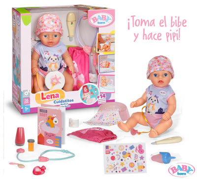 BABY BORN LENA CUIDADITOS 36CM