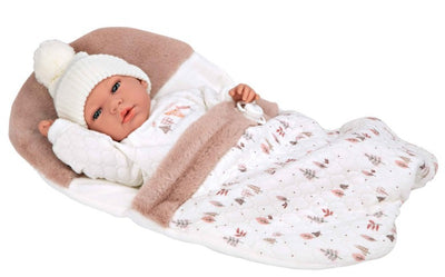 ELEGANCE 40CMS ANDIE ROSA CON SACO DE DORMIR
