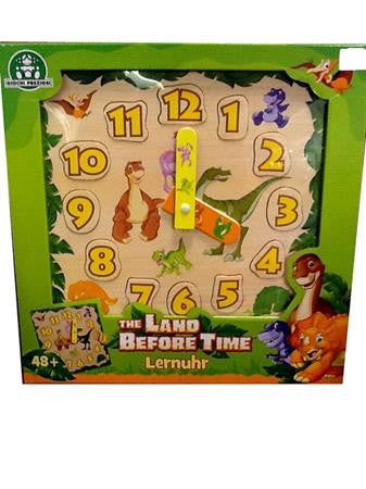 RELOJ MADERA DINOS