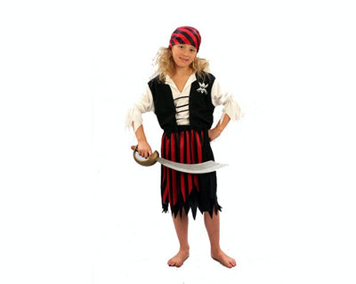 DISFRAZ PIRATA NIÑA 4-6 AÑOS