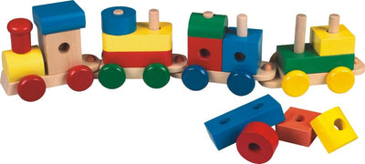 TREN DE MADERA BLOQUES DE CONSTRUCCION
