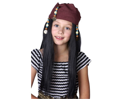 PELUCA PIRATA NIÑA C/CINTA
