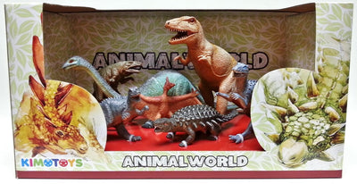 CONJUNTO DINOSAURIOS 7 PZS KIMOTOYS