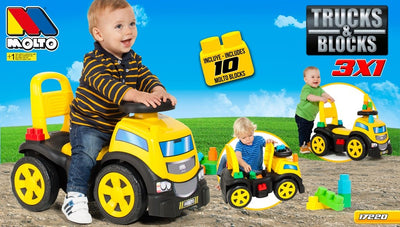 CORREPASILLOS CAMION CON 10 BLOCKS