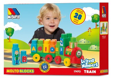 TREN BLOQUES 28 PCS