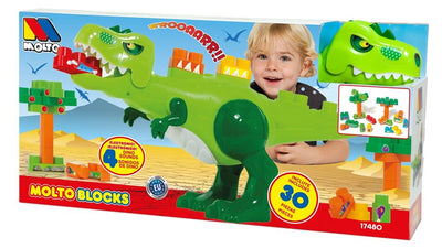 DINOSOURIO BLOQUES 30 PIEZAS T.V.