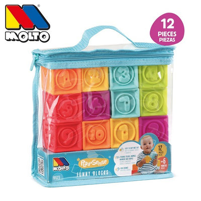 bolsa cubos sensoriales 12 pcs
