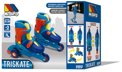 PATIN EN LINEA CONVERTIBLE AZUL