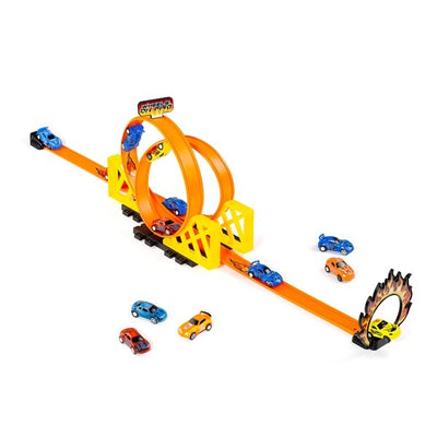 SET PISTAS CON DOS LOOPINGS + 1 COCHE