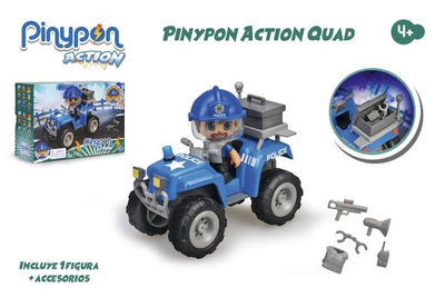 Pinypon Action. Quad con Policía