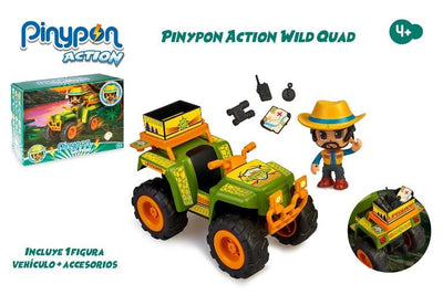 Pinypon Action. Wild. Coche Quad