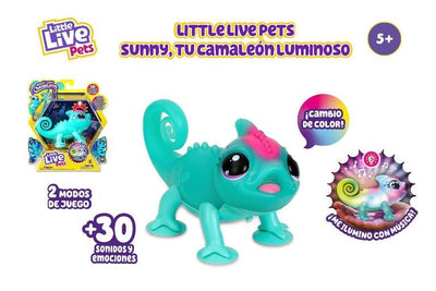 Little Live Pets. Sunny tu Camaleón Luminoso