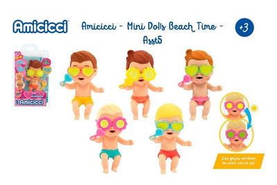 Amicicci - Surtido Bebes 11cm (Beach Time) (UNIDAD)
