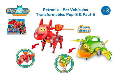 Petronix - Pet Vehículos Transformables Pup-E & Paul-E