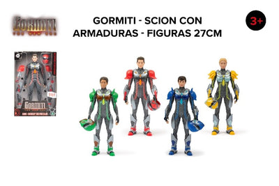 Gormiti - Figura 27cm - Scion con armaduras
