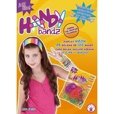 *PULSERAS HANDY NEON BANDZ (BOLSA 100)