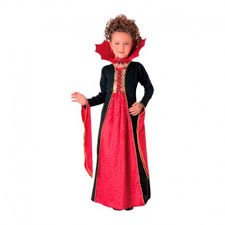 DISFRAZ VAMPIRESA GOTICA ROJA INF
