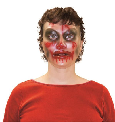 MASCARA TRANSPARENTE ZOMBIE WOMAN