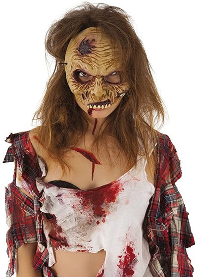 MASCARA ZOMBIE MEDIA CARA
