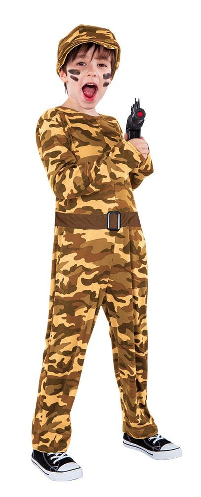 DISFRAZ GUERRILLERO DEL DESIERTO INF( 3-4 años )