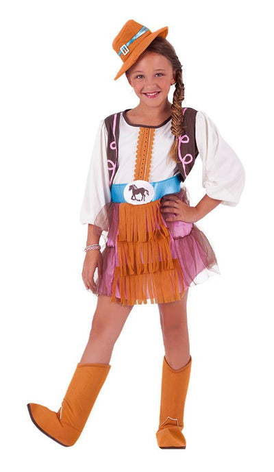 DISFRAZ VAQUERA WILD WEST INF (5-7 años)