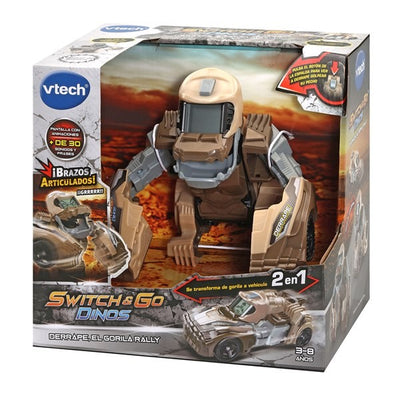 Switch & Go Dinos Derrape,Gorila Rally
