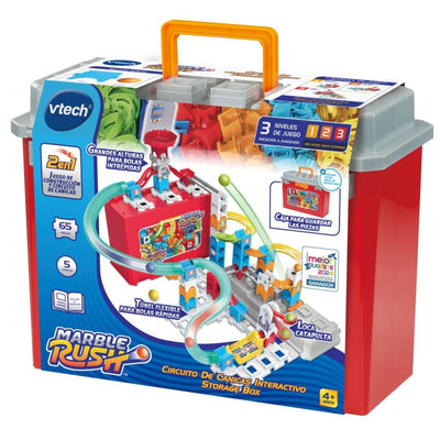 Marble Rush Storage Box nuevo color rojo