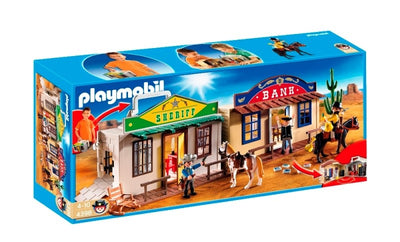 CIUDAD DEL OESTE MALETIN PLAYMOBIL