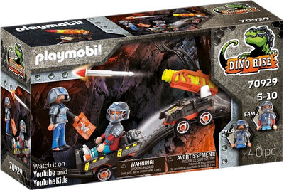 Dino Mine Carro de Cohetes
