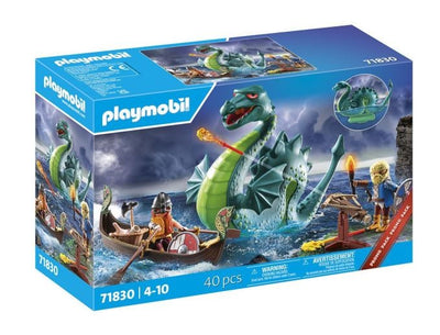 Playmobil Vikingos con monstruo marino