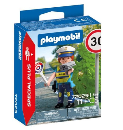 Playmobil Policía con radar de velocidad