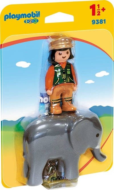 1.2.3 Cuidadora con Elefante
