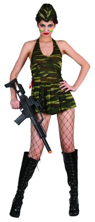 DISFRAZ SOLDADO MUJER