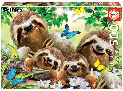 500 FAMILIA DE PEREZOSOS, SELFIES