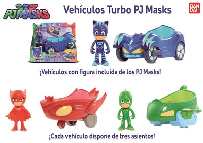 VEHICULOS TURBO PJ MASKS