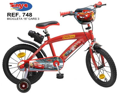 BICICLETA 16" CARS III