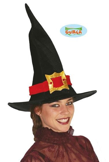 SOMBRERO BRUJA TERCIOPELO